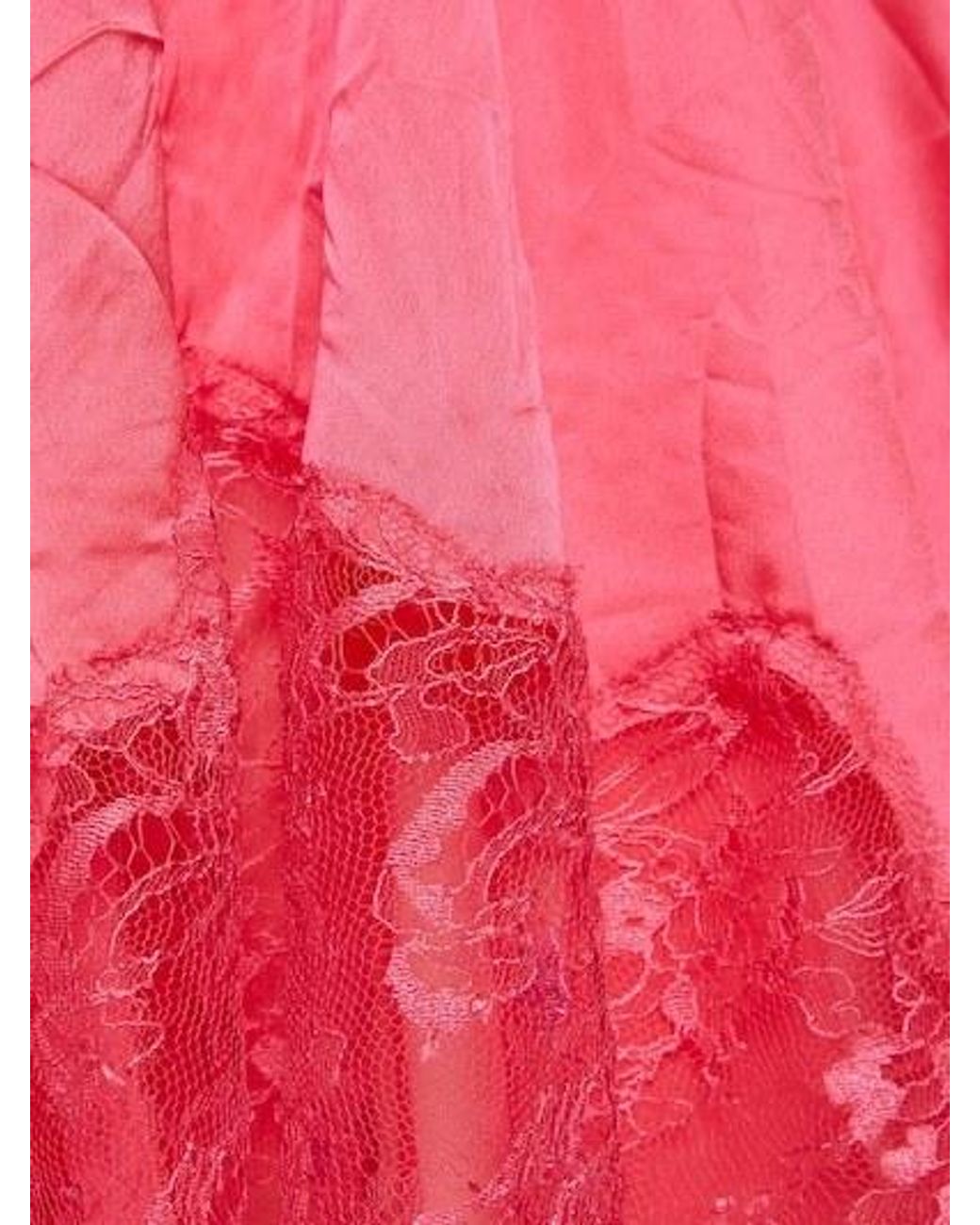 Versace Pink Lace Mini Dress
