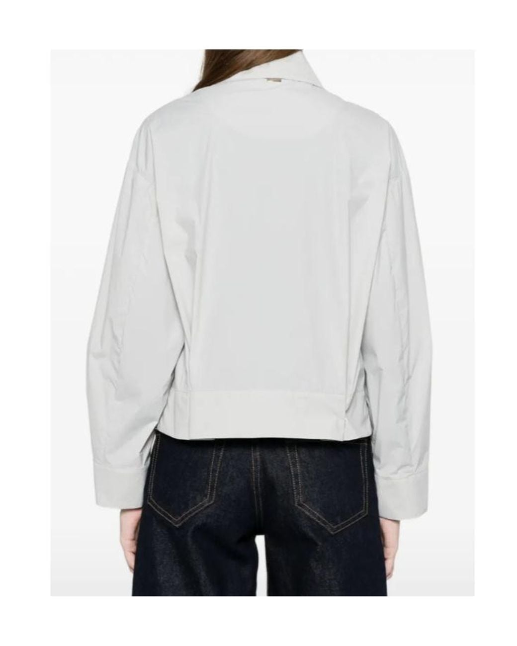 Herno White Zip-Up Jacket