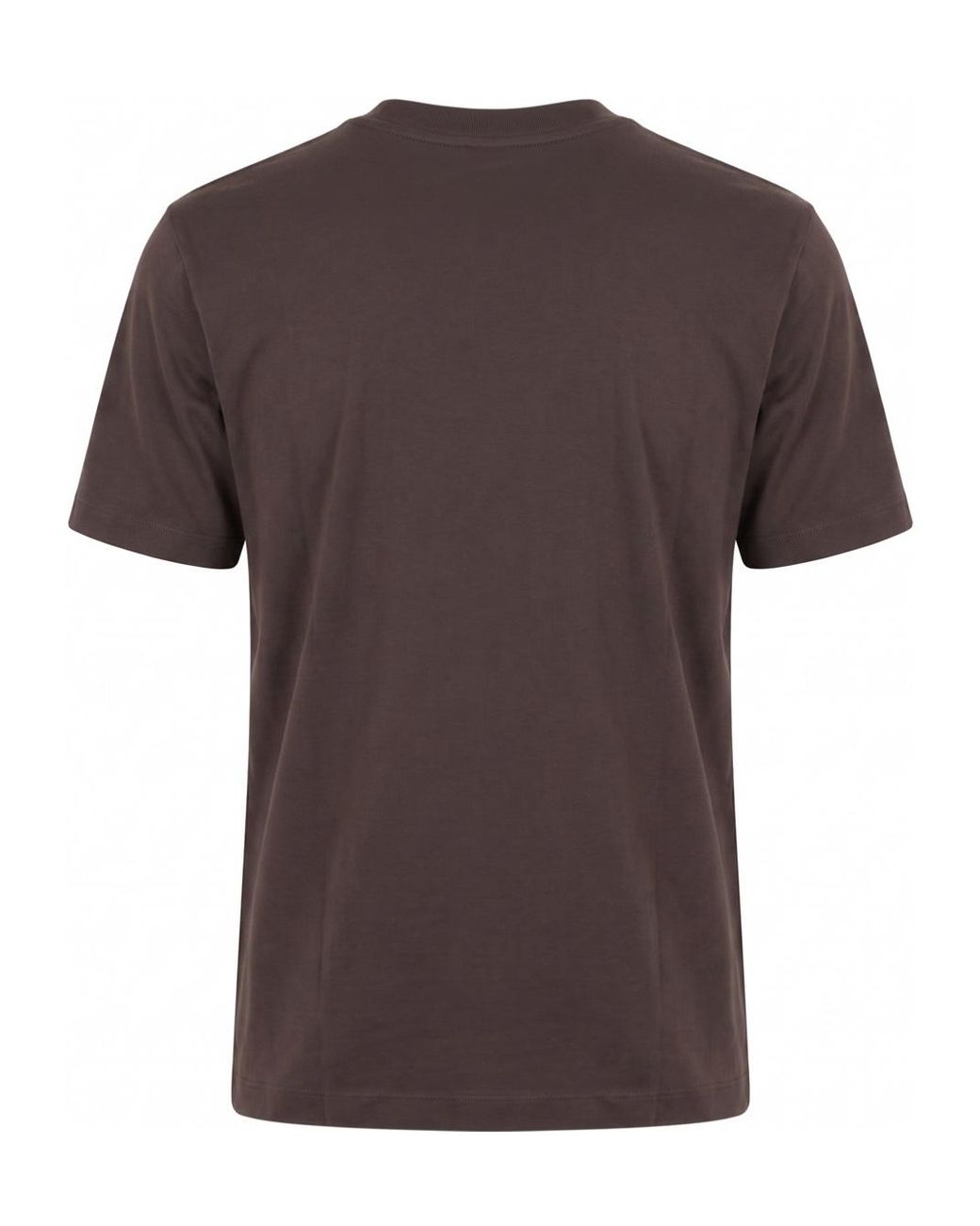 Xacus Brown Crew-Neck Short-Sleeve T-Shirt for men
