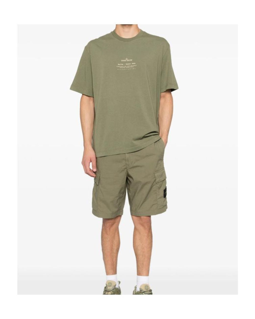 Stone Island Green T-Shirts for men