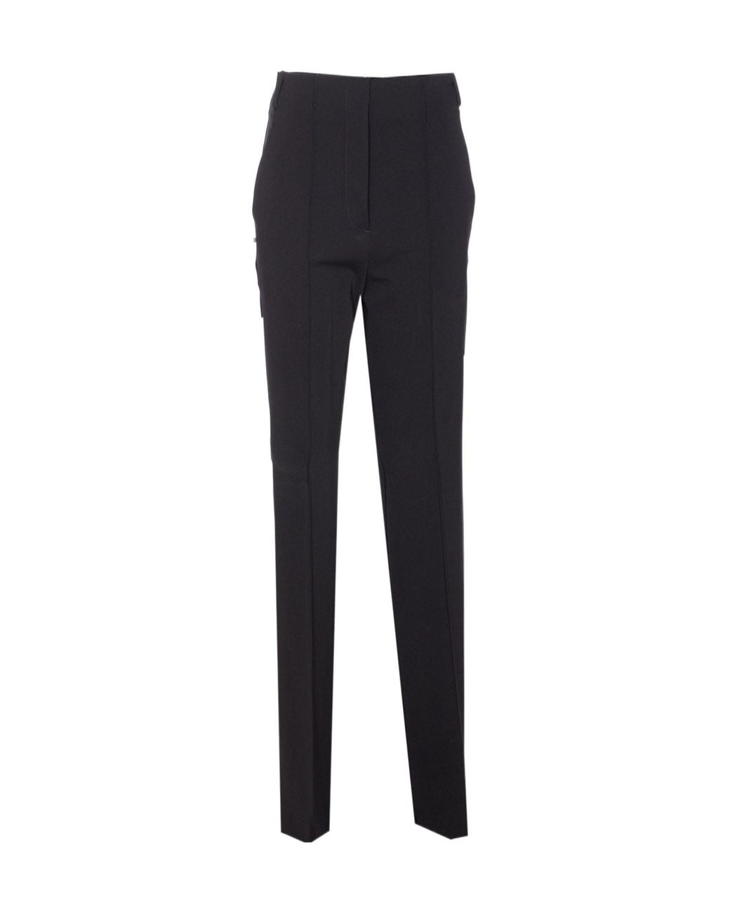 Sportmax Blue Texas Straight Hem Trousers