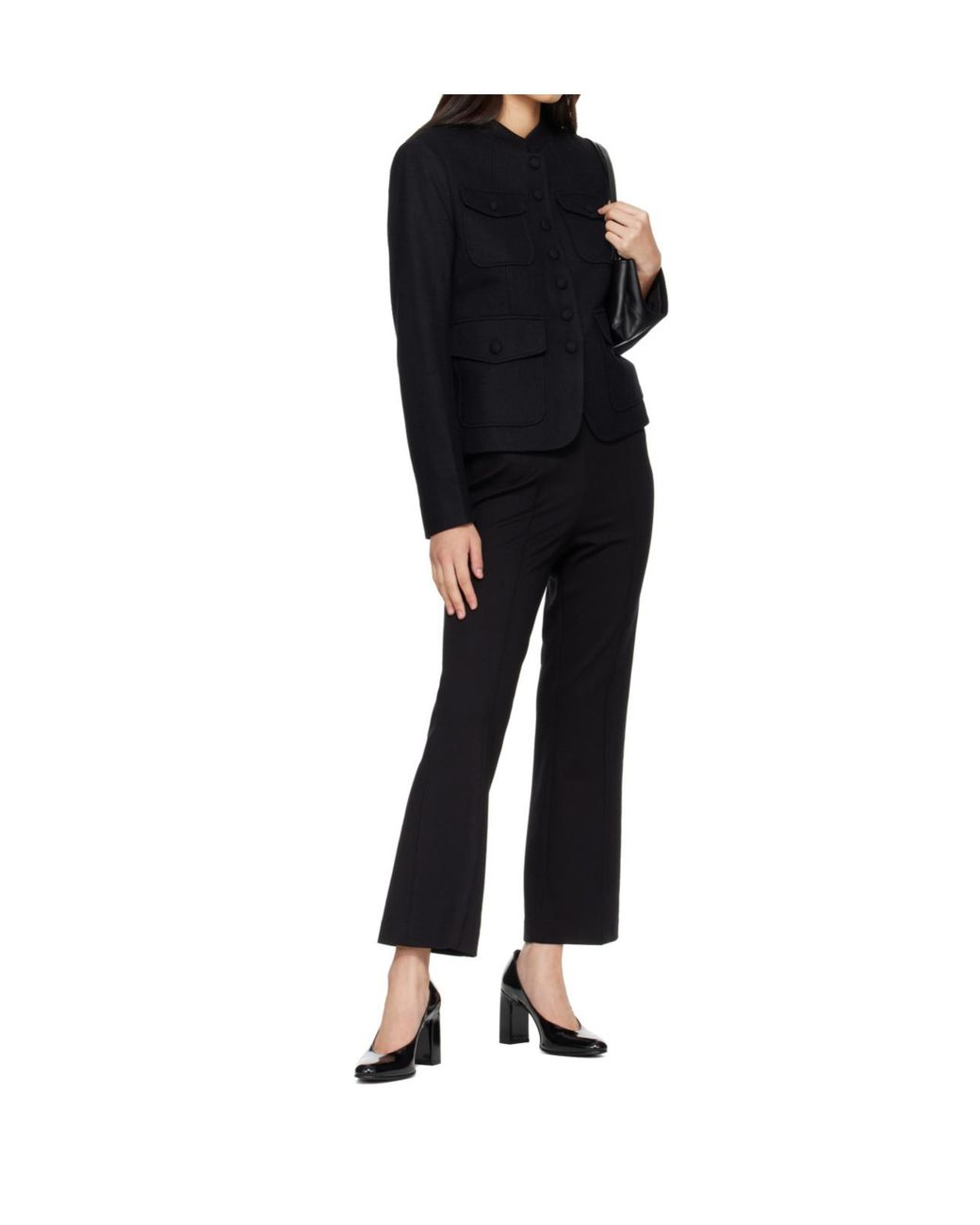 Rag & Bone Black Long-Sleeve Jacket