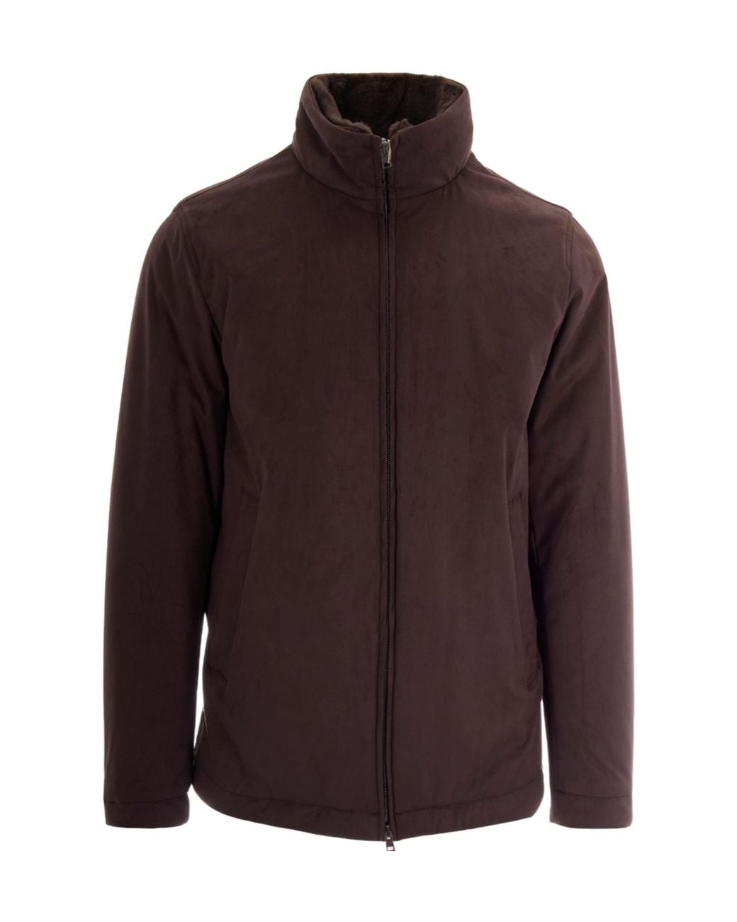 Herno Purple Zipped Jacket for men