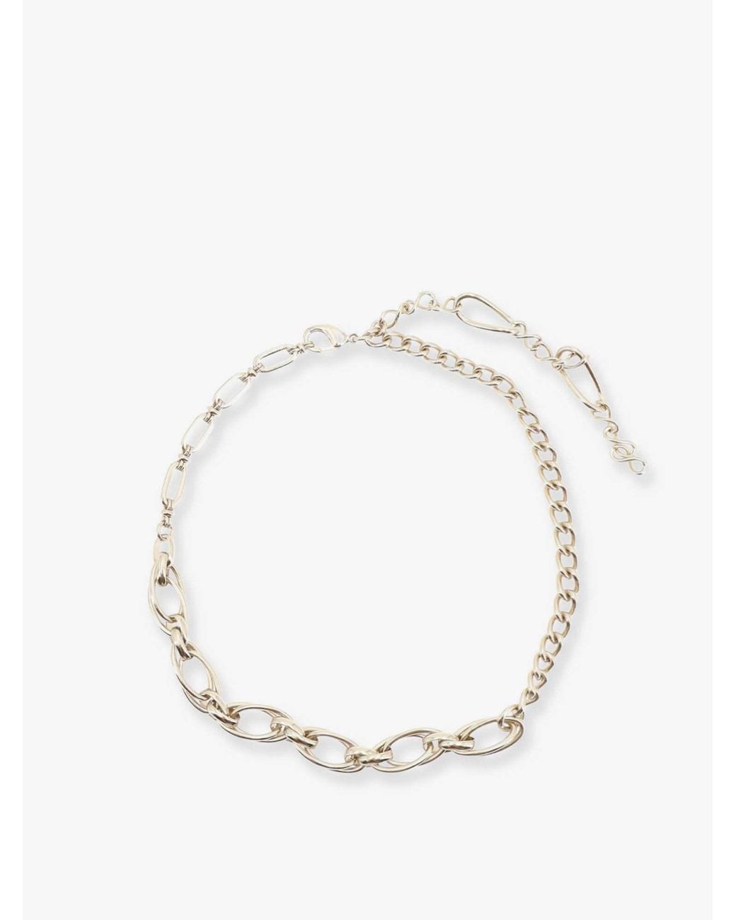 Dries Van Noten Metallic Tassel Pendant Necklace