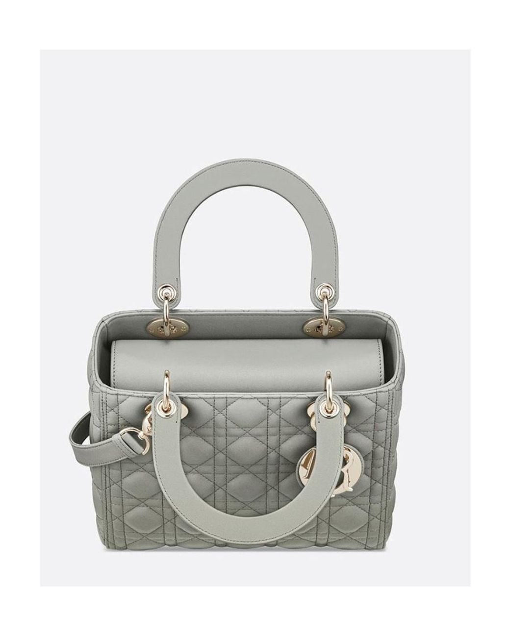 Dior Gray Medium Lady Bag