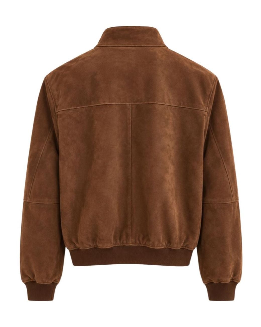 Seventy Brown Suede Bomber Jacket for men
