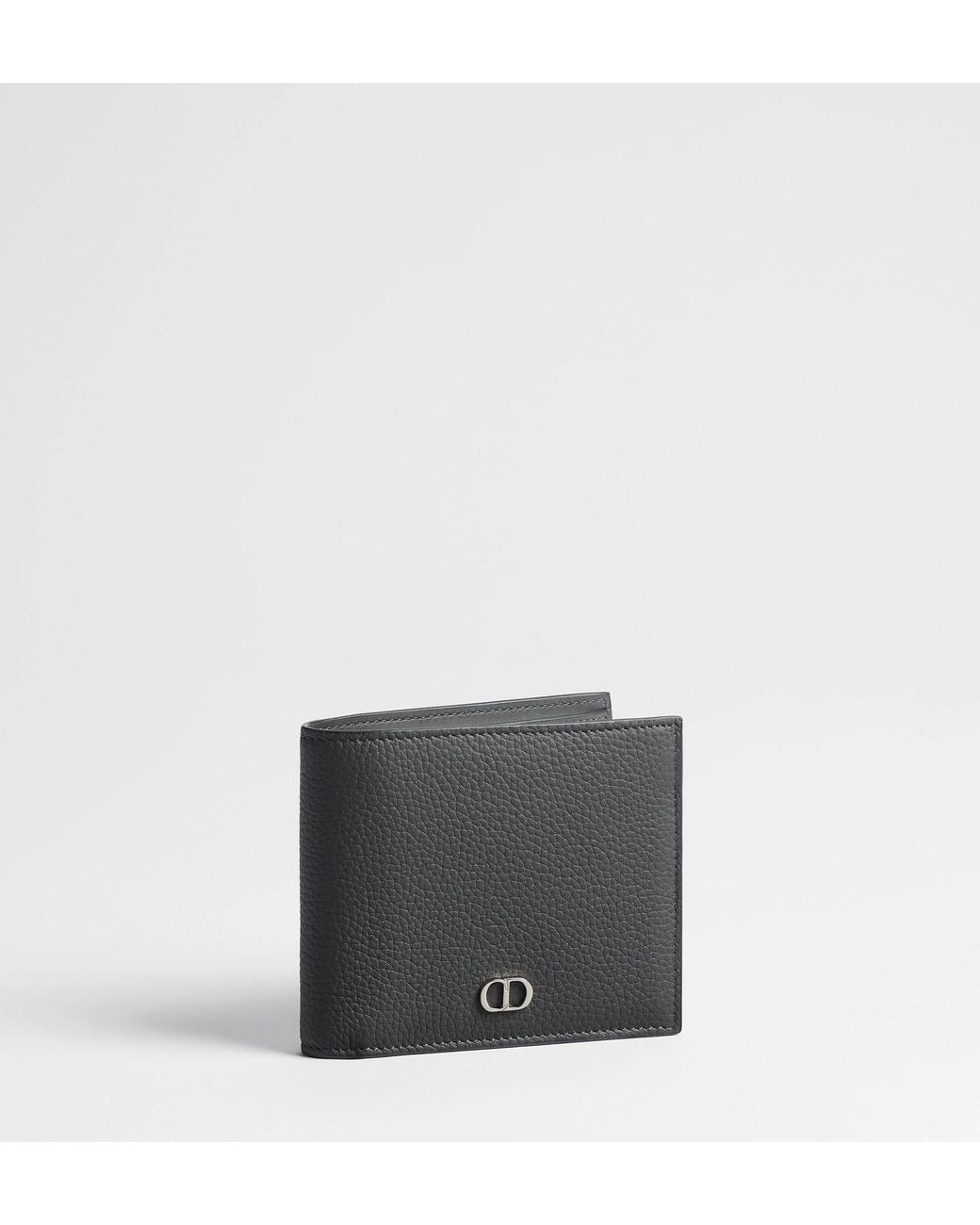 Dior Gray Cdicon Bifold Wallet for men