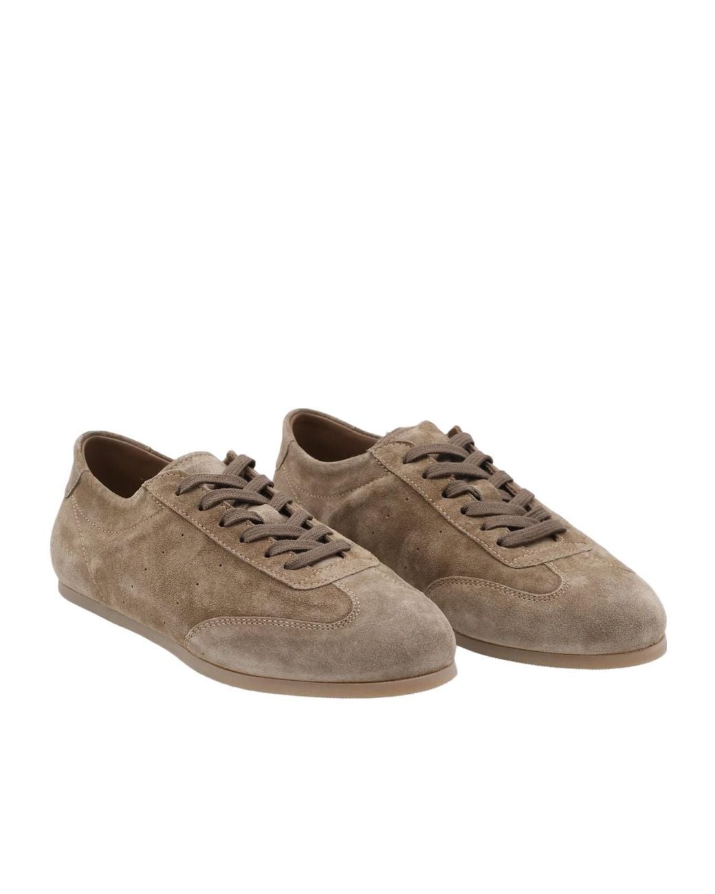 Common Projects Brown Perforated-Detail Sneakers