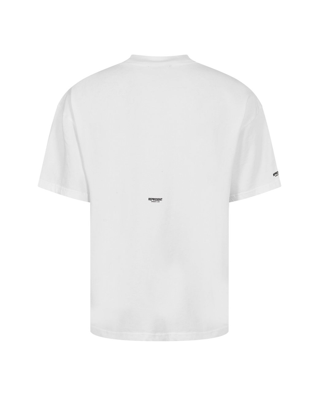 Represent White Loose Dropshoulder Tshirt for men
