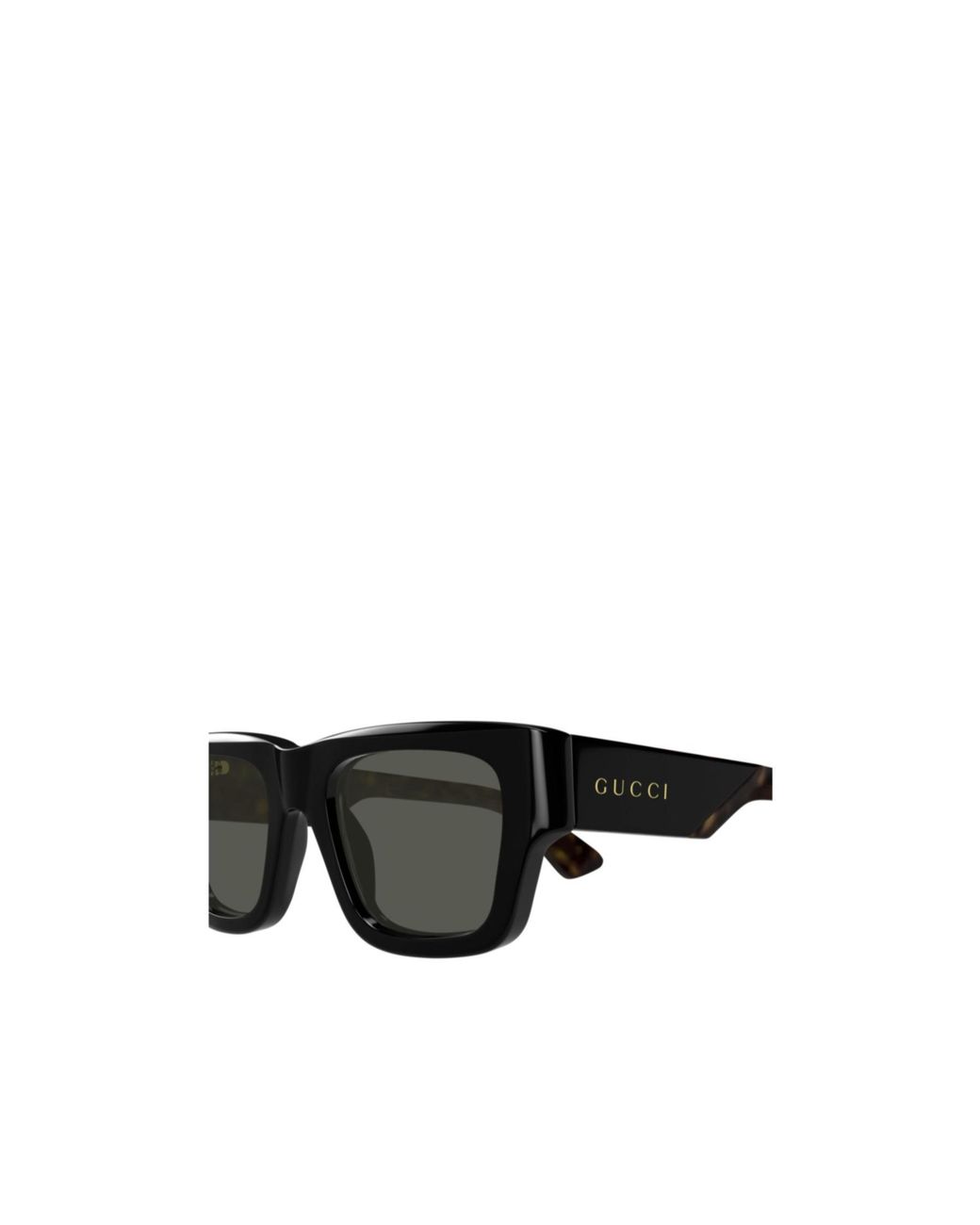 Gucci Black Eyewear Rectangular Frame Sunglasses for men