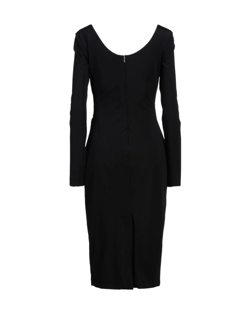 Max Mara Black Light-Colored Bodycon Dress