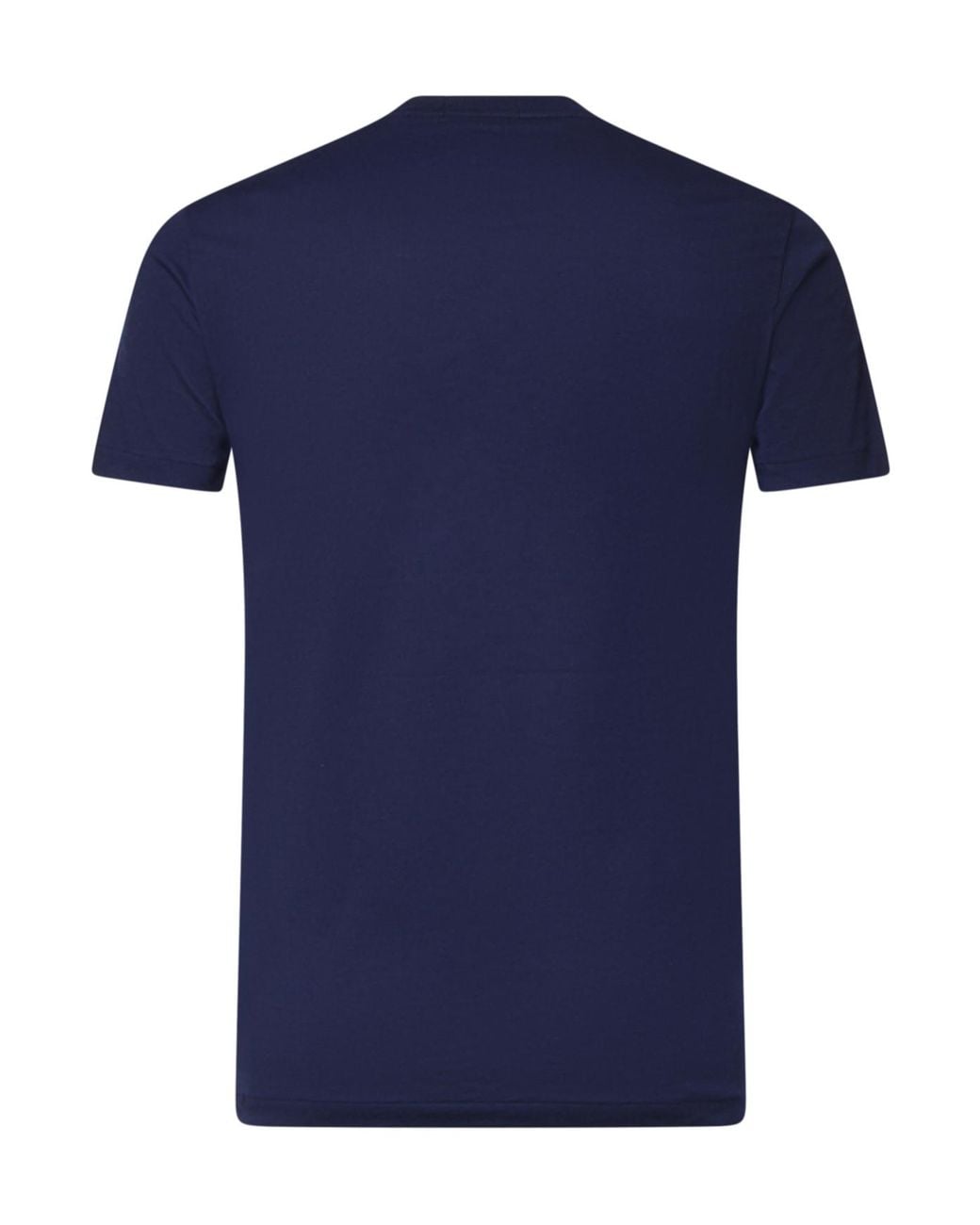 Polo Ralph Lauren Blue Logo-Print Flocked T-Shirt for men