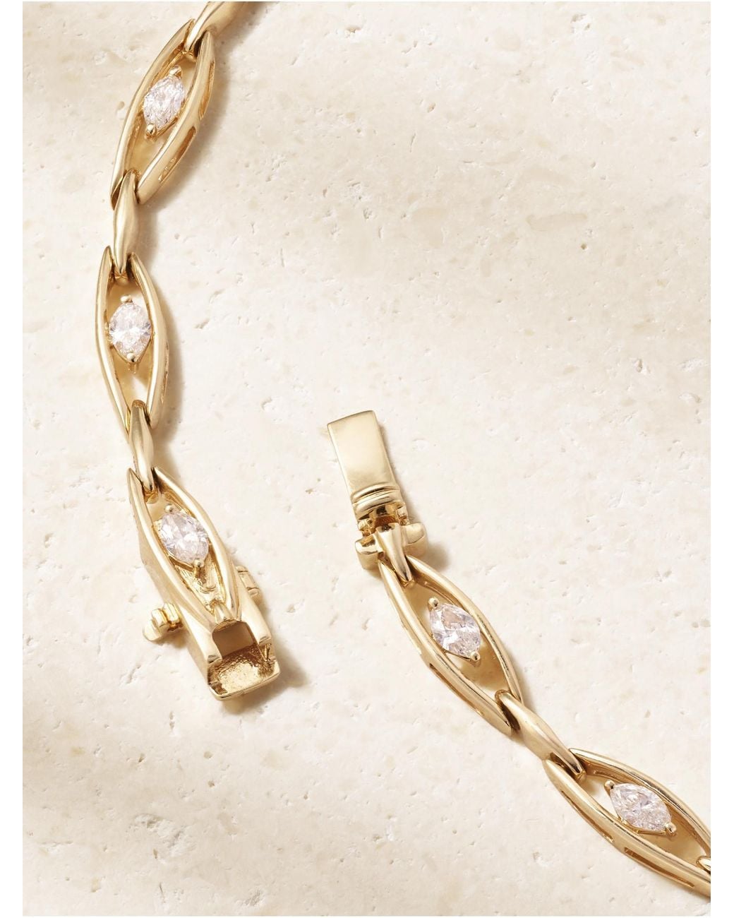 Anita Ko Metallic 18-Karat Diamond Necklace