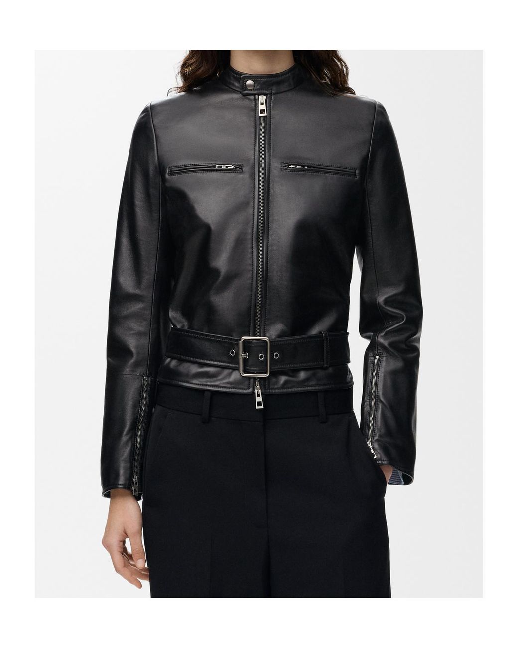 Loewe Black Biker Jacket