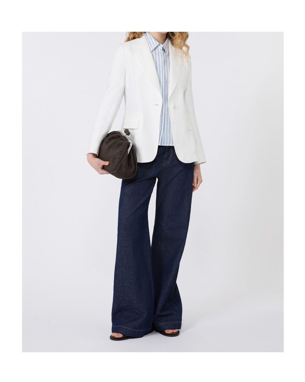 Weekend by Maxmara White Wkdnalut Single-Breasted Blazer