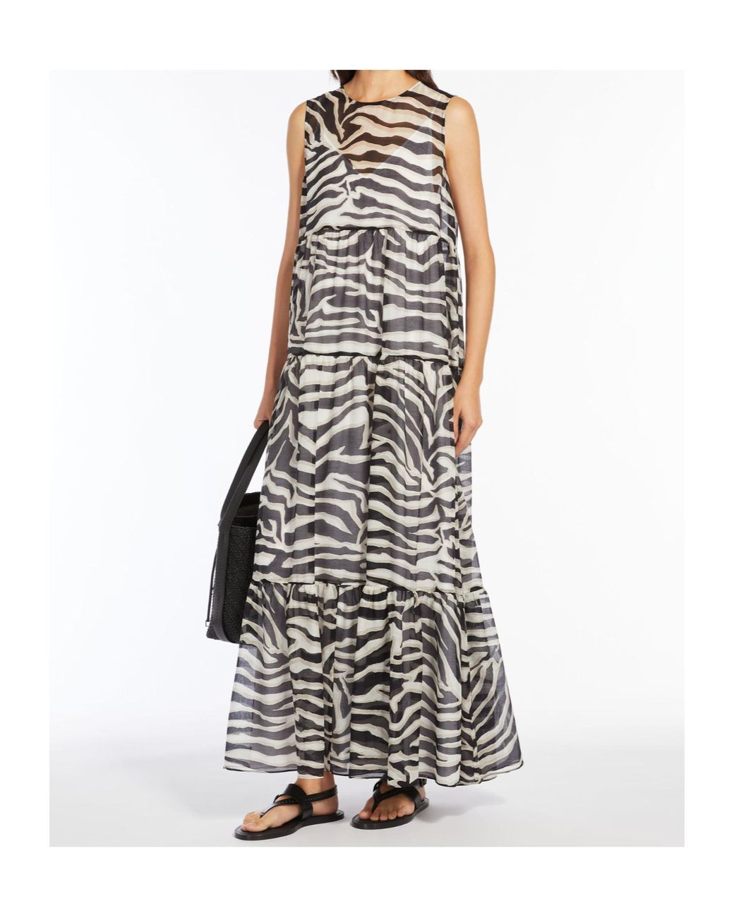 Max Mara White Infante Maxi Dress