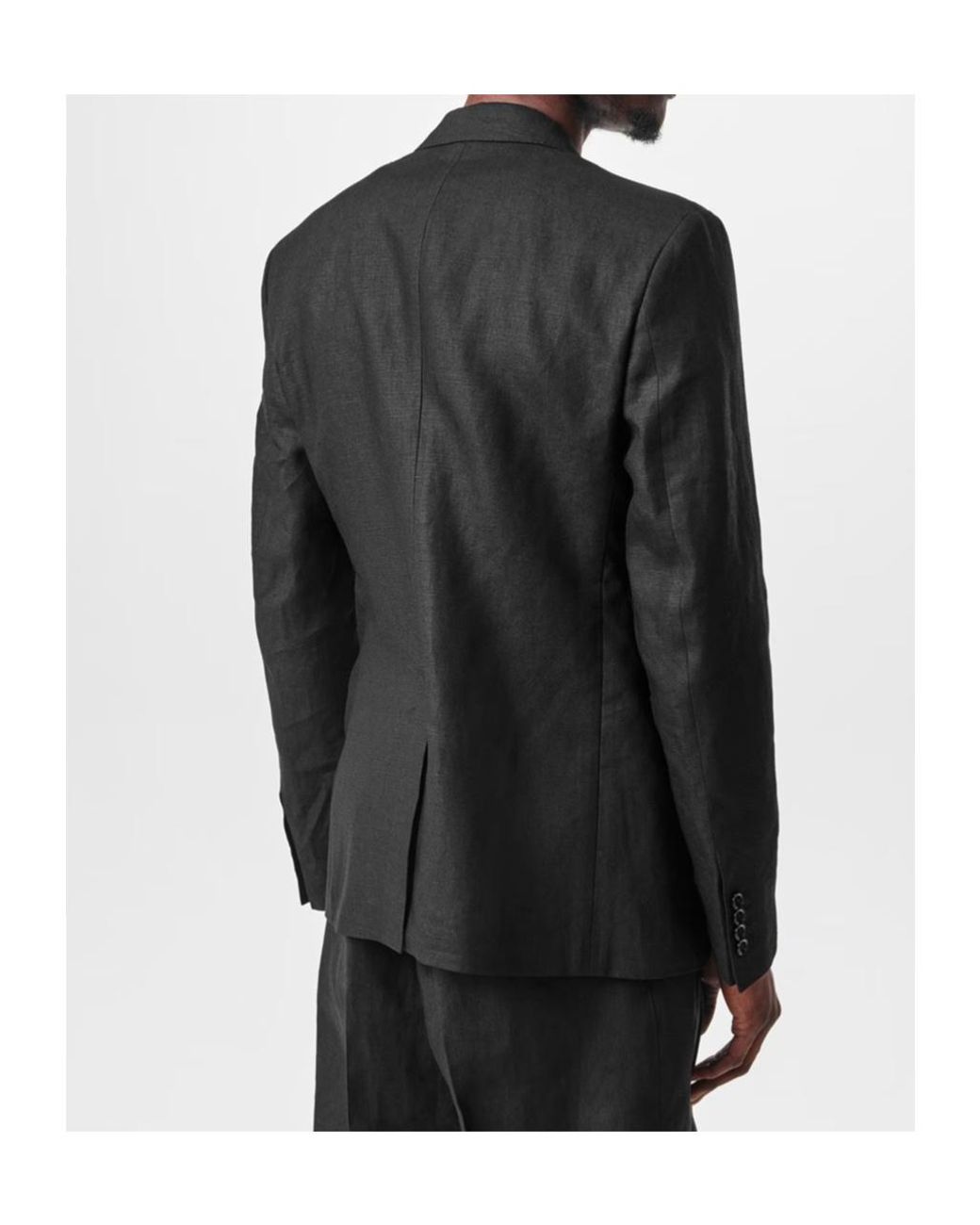 Dolce & Gabbana Black Single-Breasted Long Sleeve Suit Jacket for men
