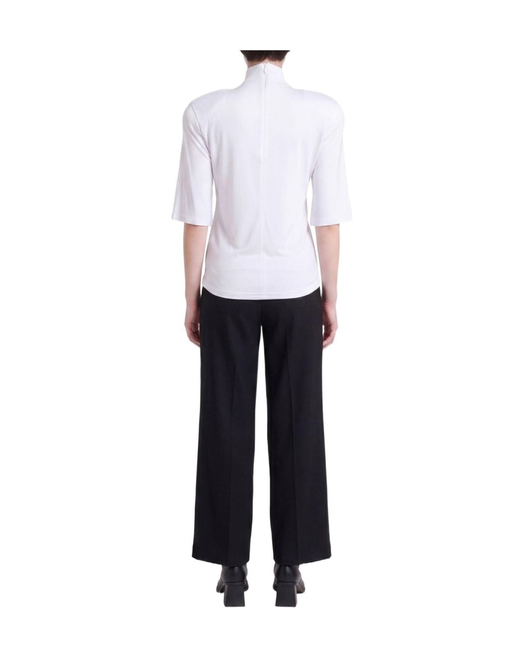 Jacquemus White Solid-Colored T-Shirt