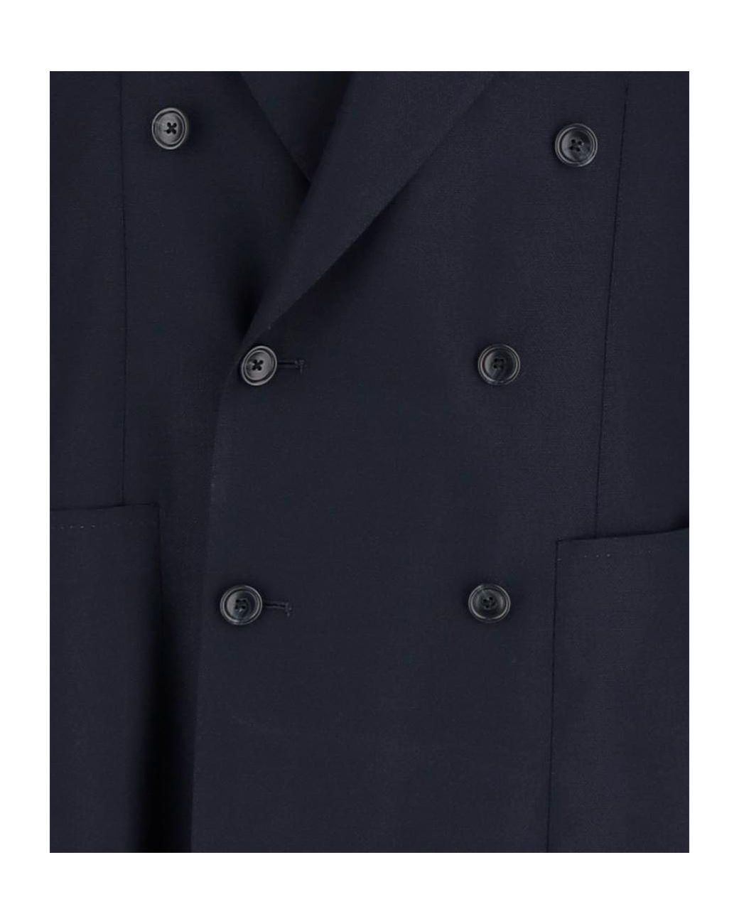 Tagliatore Blue Montecarlo Double-Breasted Blazer for men