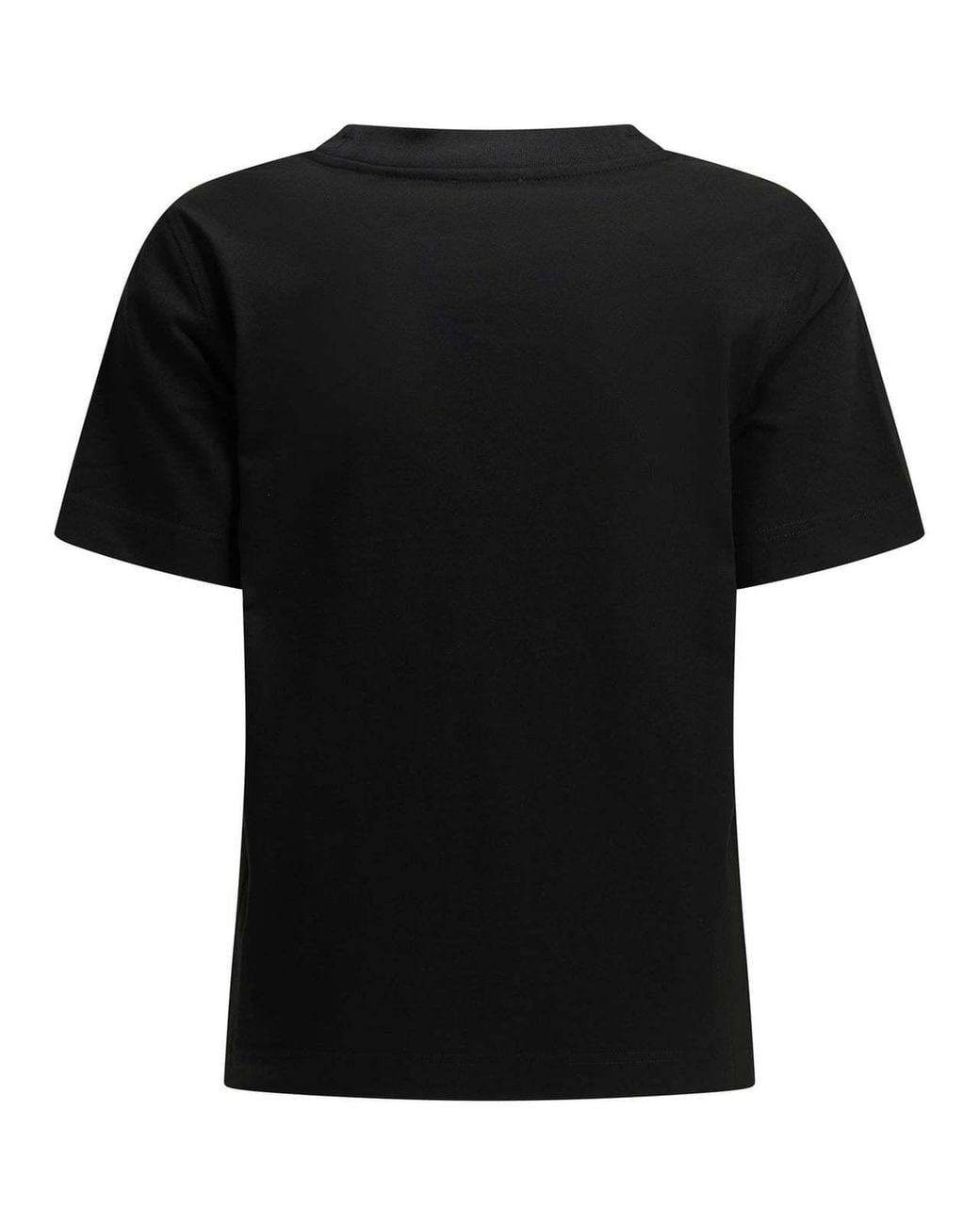 Burberry Black Ekd Check Crewneck T-Shirt