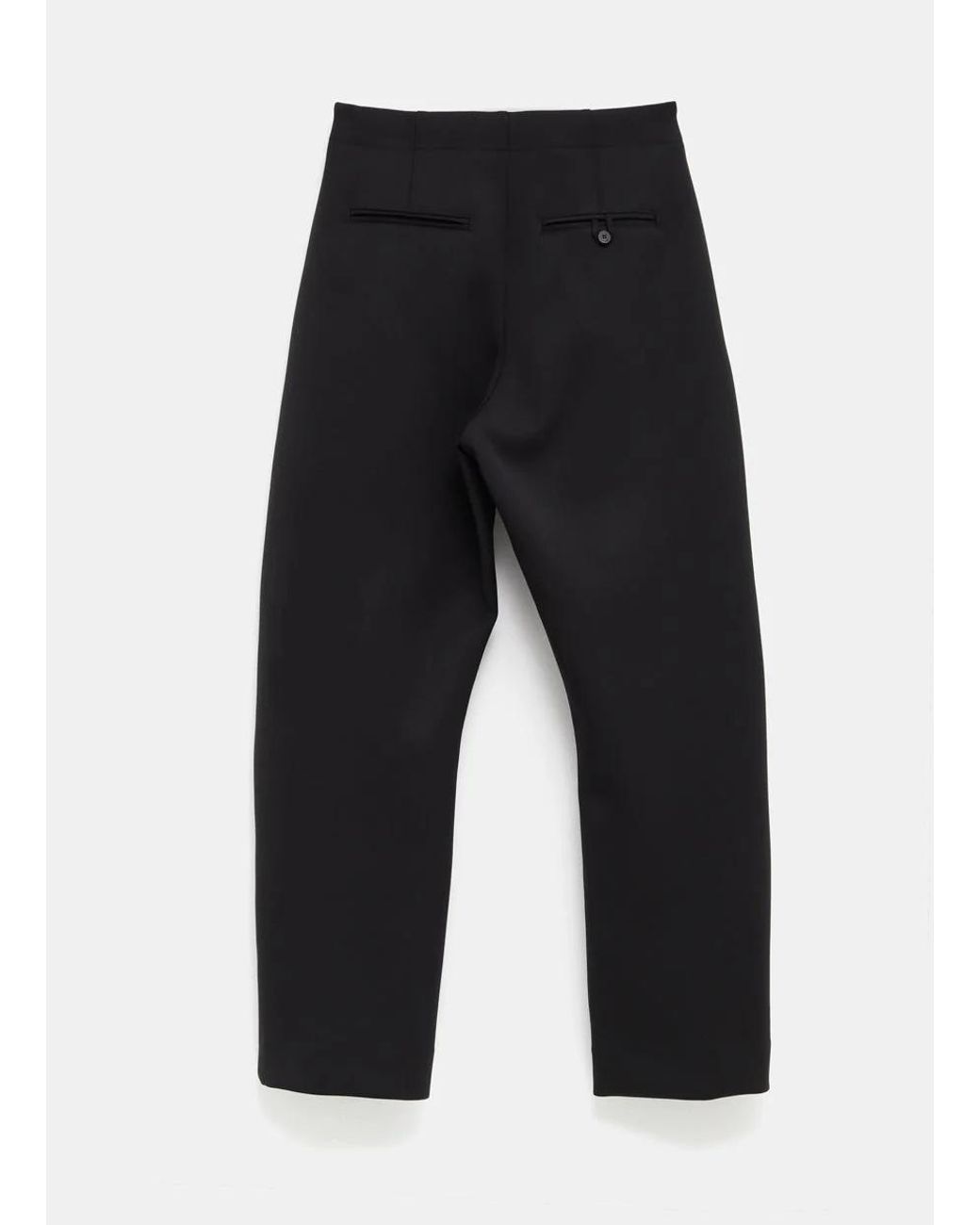 Jacquemus Black Back-Pocket Trousers for men