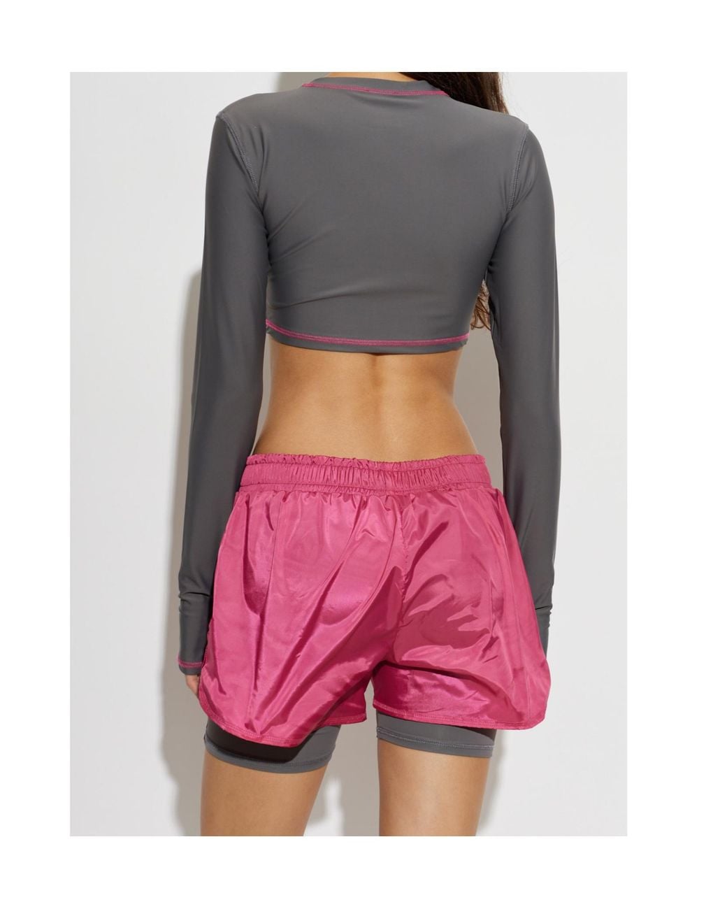 Moschino Gray Active Top