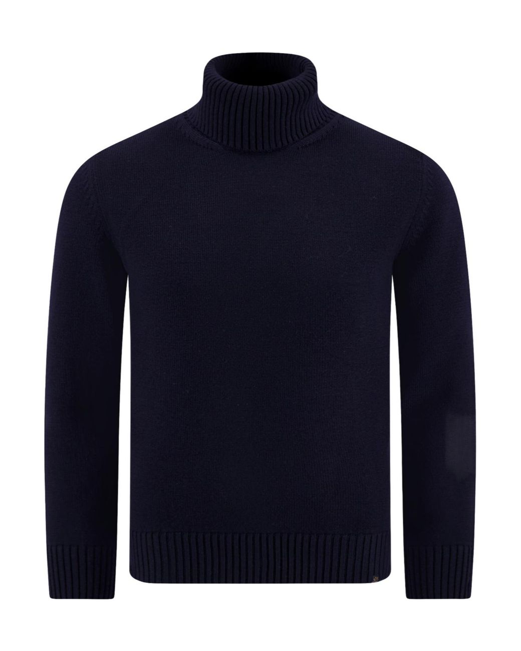 Paul & Shark Blue Turtleneck Wool Sweater for men