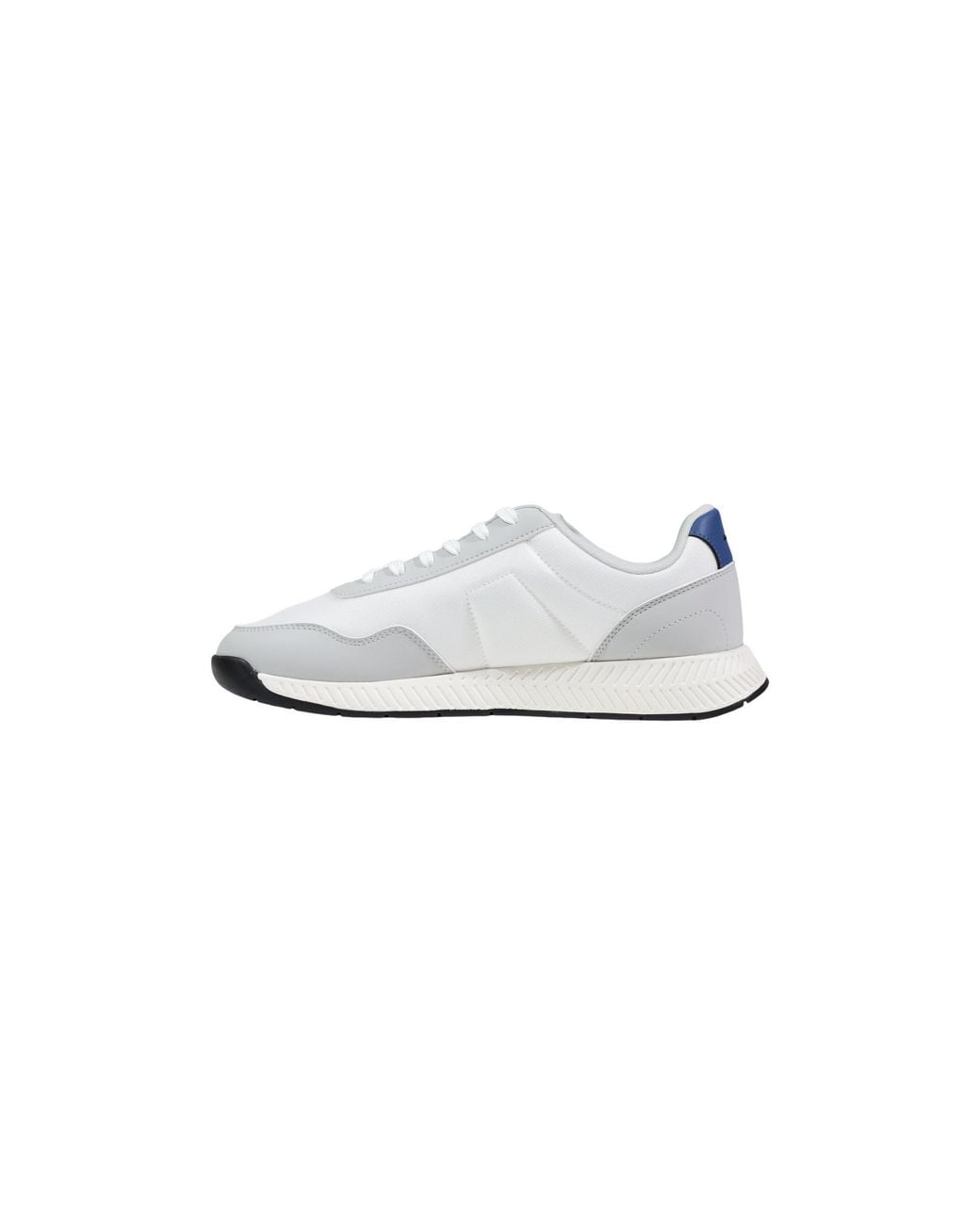 Boss White Logo-Print Sneakers for men