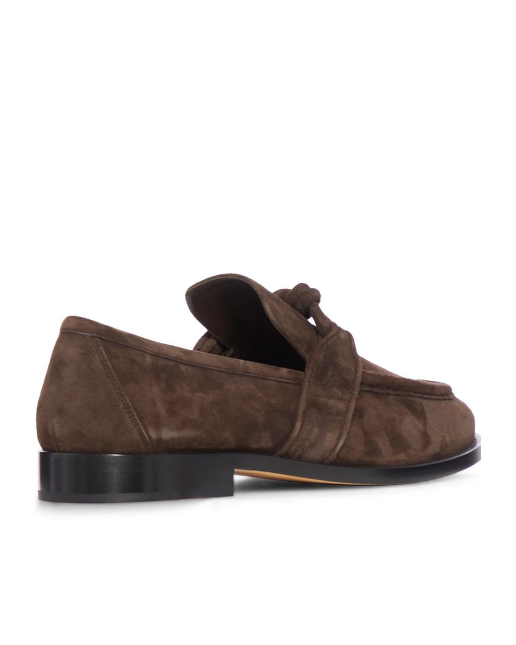 Bottega Veneta Brown Astaire Knot Detailed Loafers for men