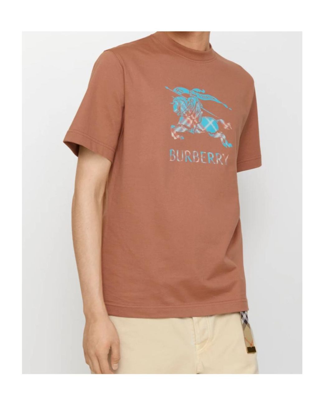 Burberry Orange Seth Ekd T-Shirt Ginger for men