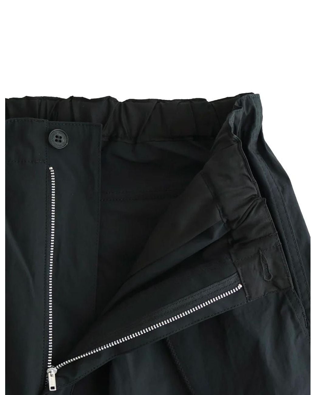 Comme des Garçons Black Drawstring Elastic Waist Casual Pants for men