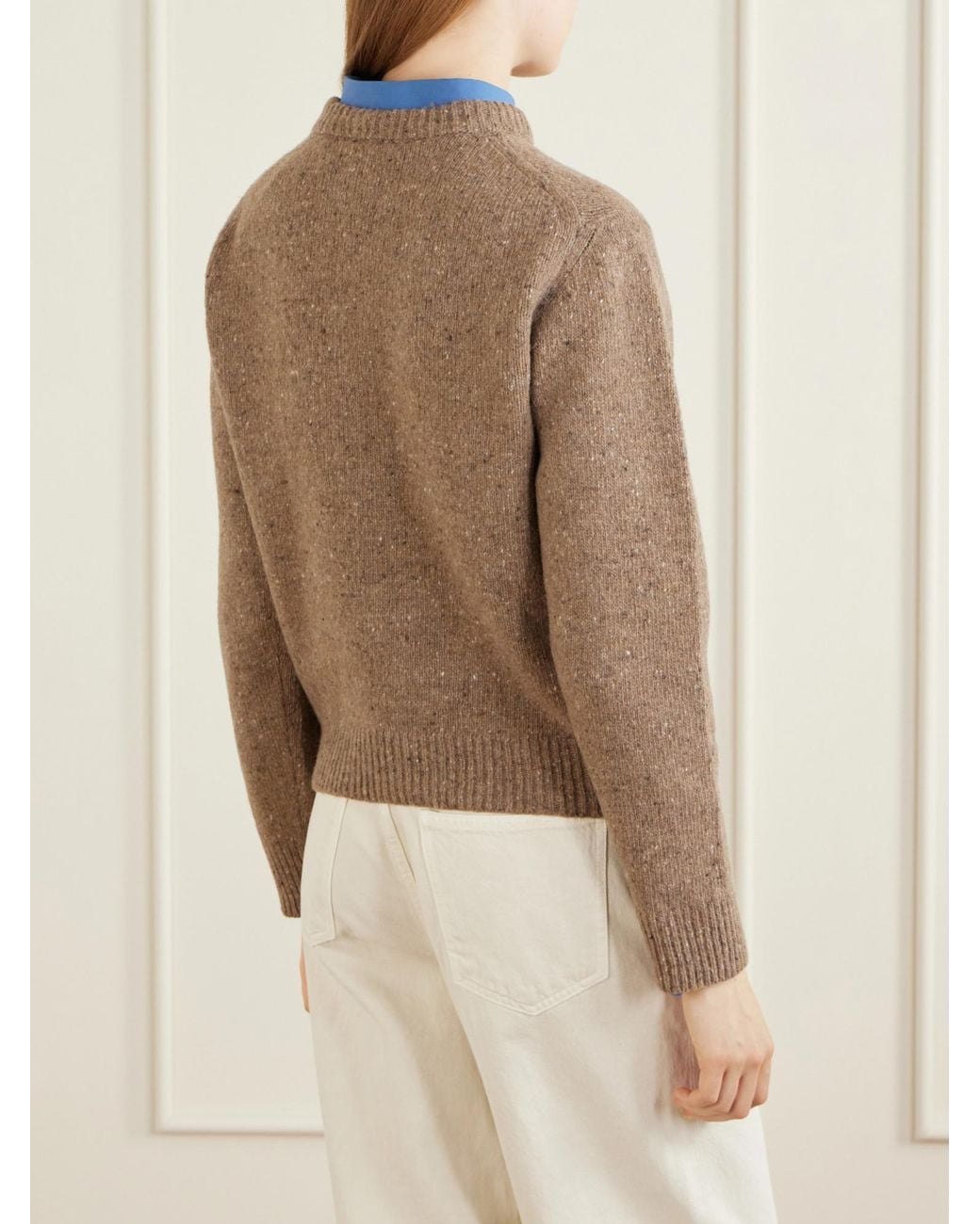 Rohe Natural Mélange Wool-Blend Sweater