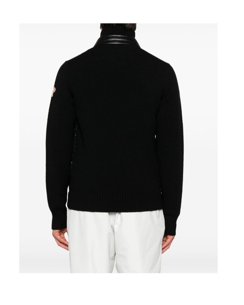 Moncler Black Grenoble Padded Zip-Up Cardigan for men