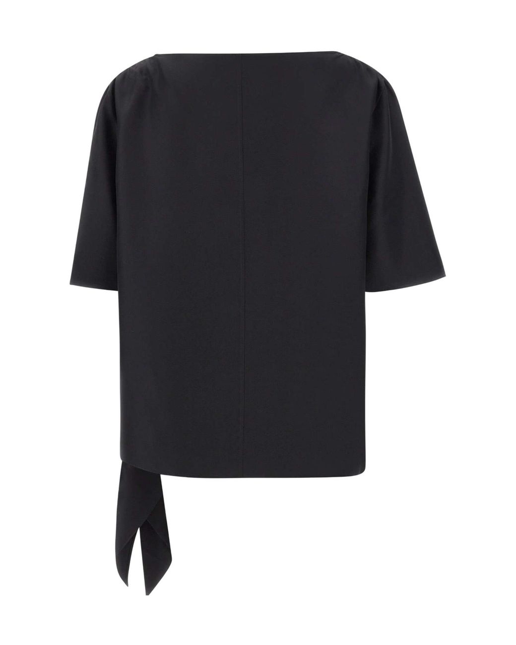 Loulou de Saison Black Mano Asymmetric Top