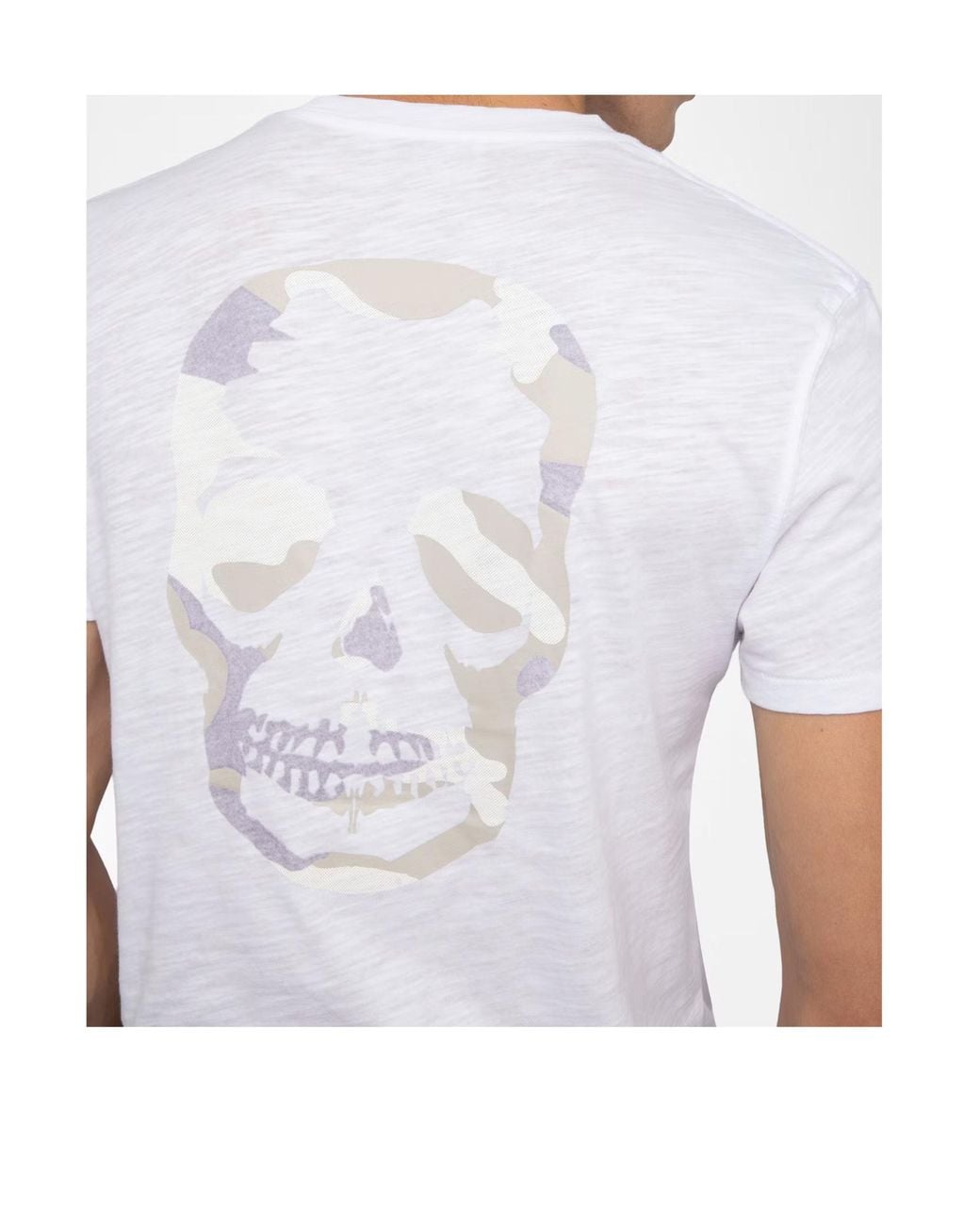 Zadig & Voltaire White Crew Neck T-Shirt for men