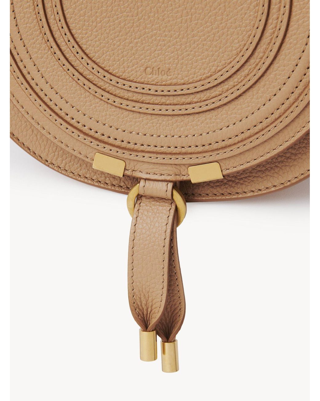 Chloé Natural Chloé Marcie Foldover Small Shoulder Bag