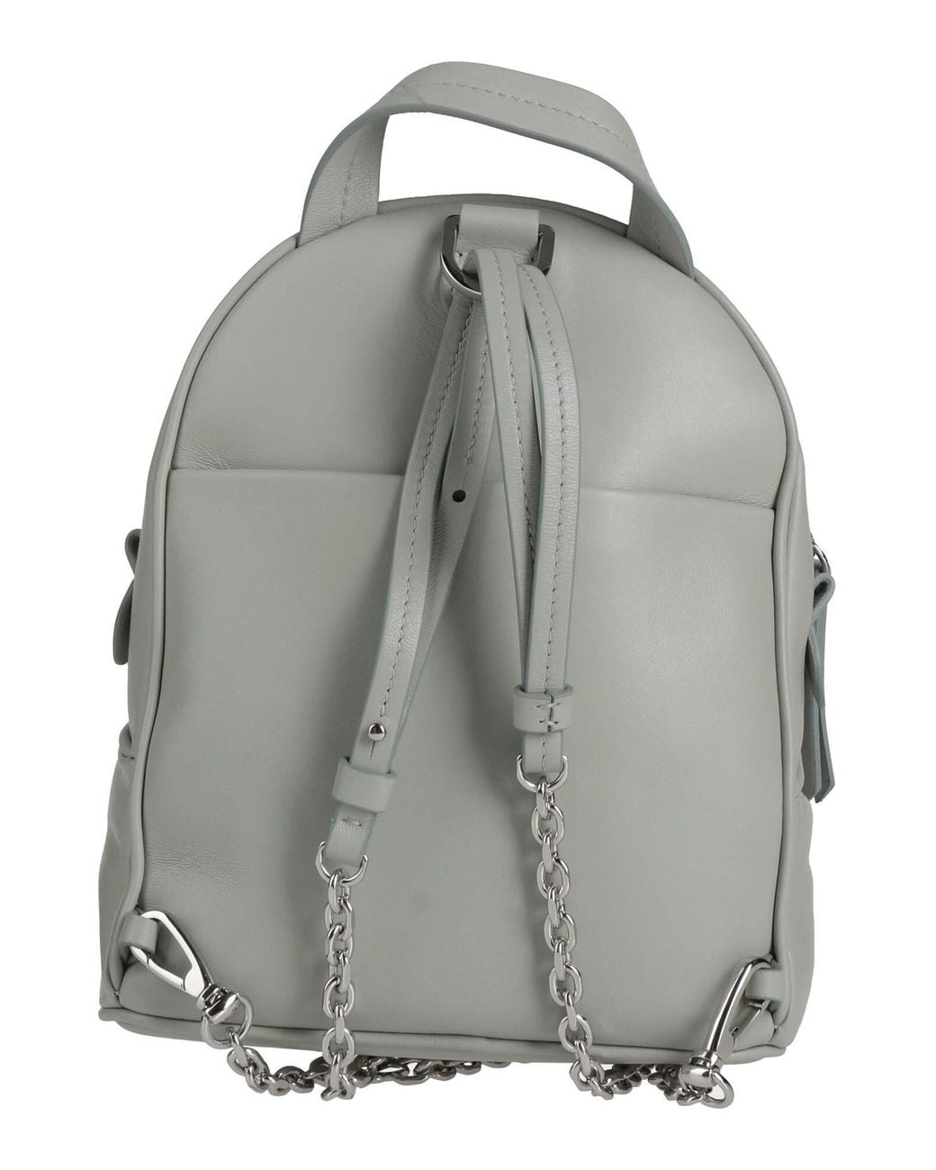 Maison Margiela Gray Compact Leather Backpack