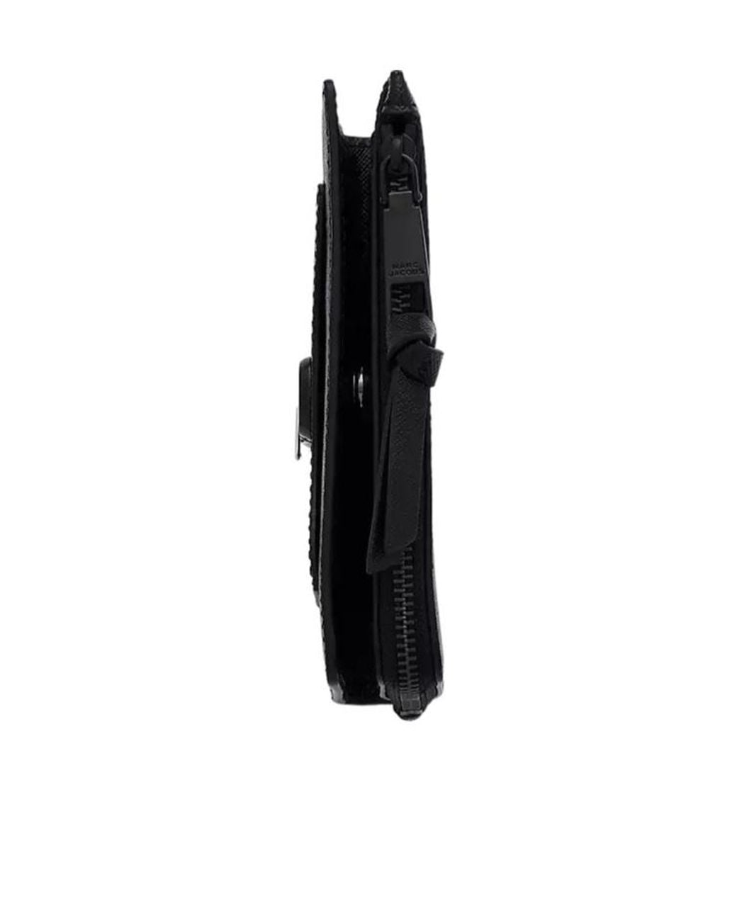 Marc Jacobs Black The Utility Snapshot Dtm Slim Wallet