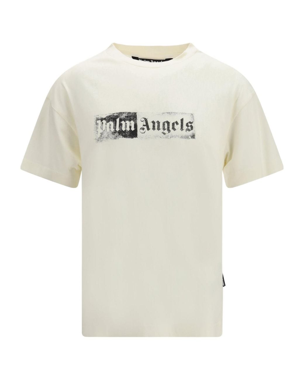 Palm Angels White Short-Sleeved T-Shirt for men