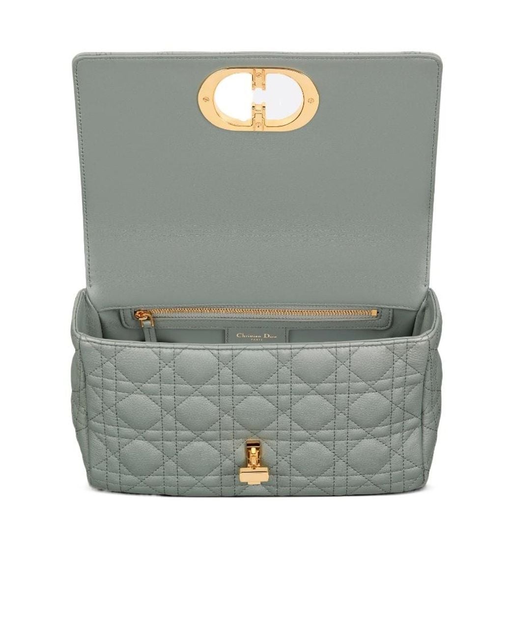 Dior Gray Medium Caro Bag