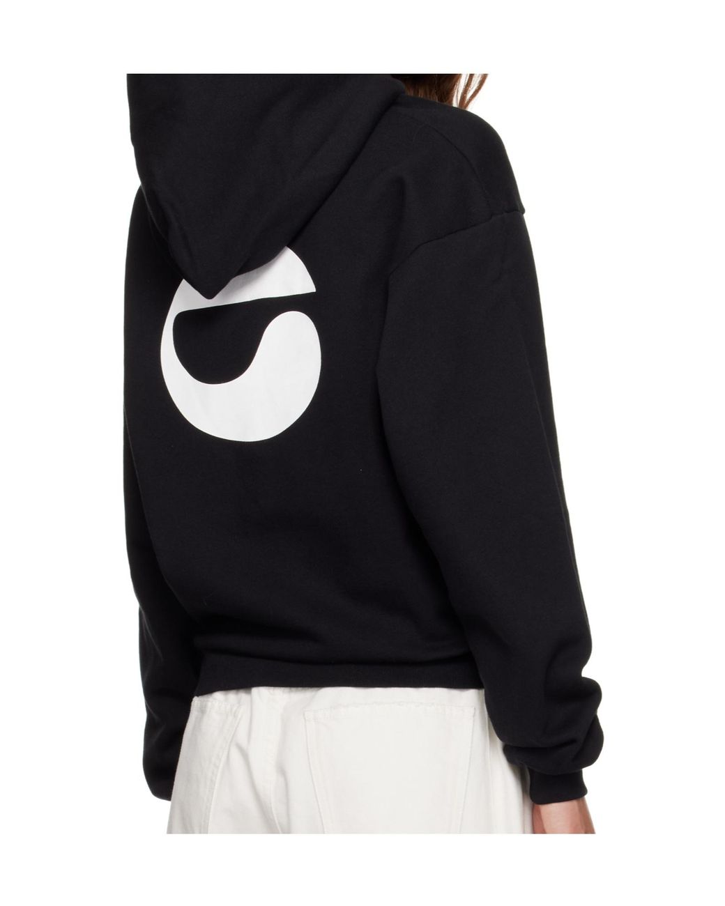 Coperni Black Logo-Print Hoodie