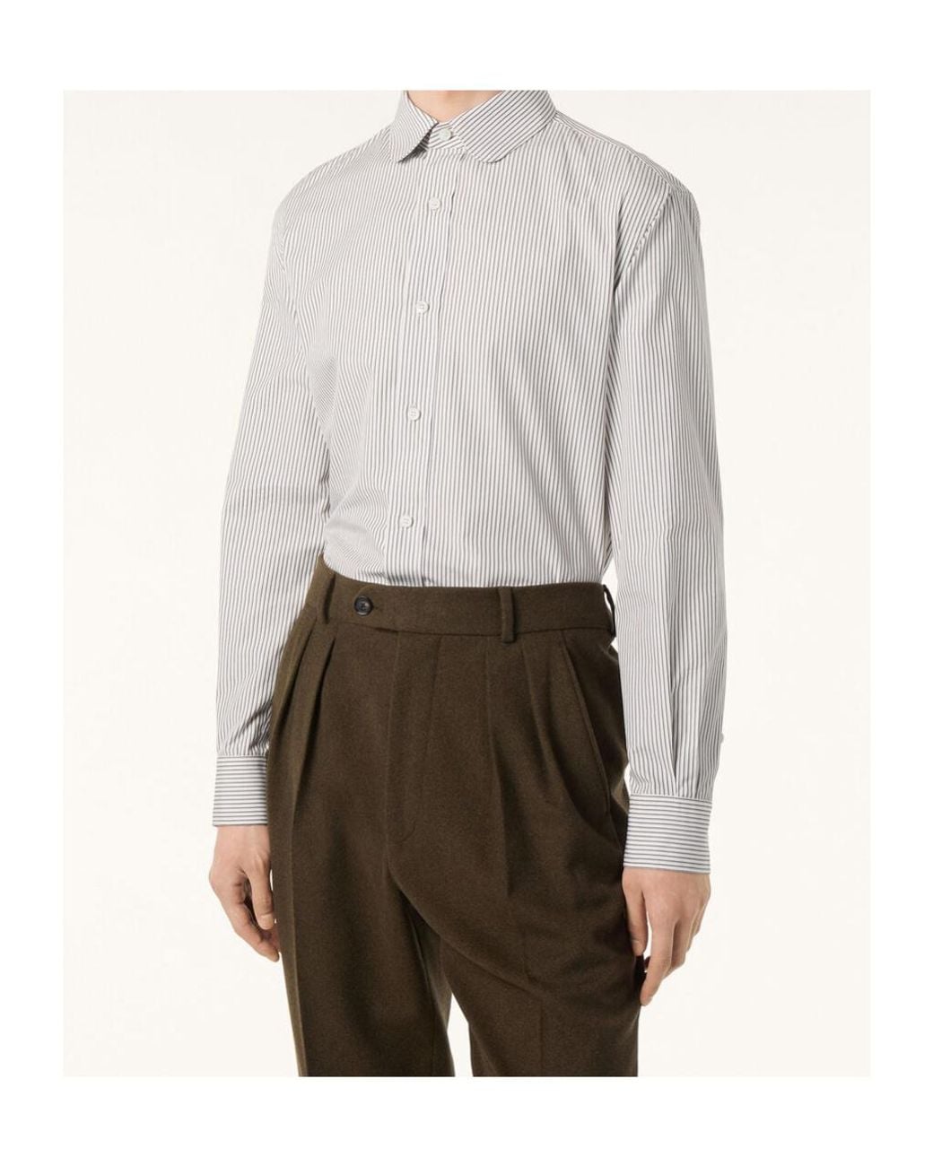Loro Piana White Elia Shirt for men