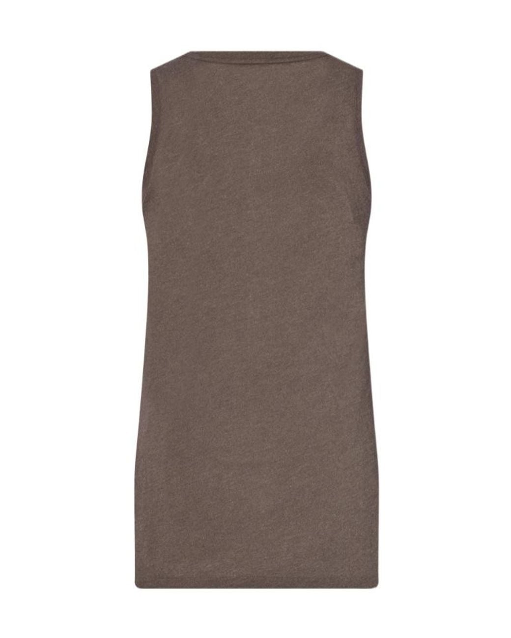 The Row Brown Crew-Neck Tank Top