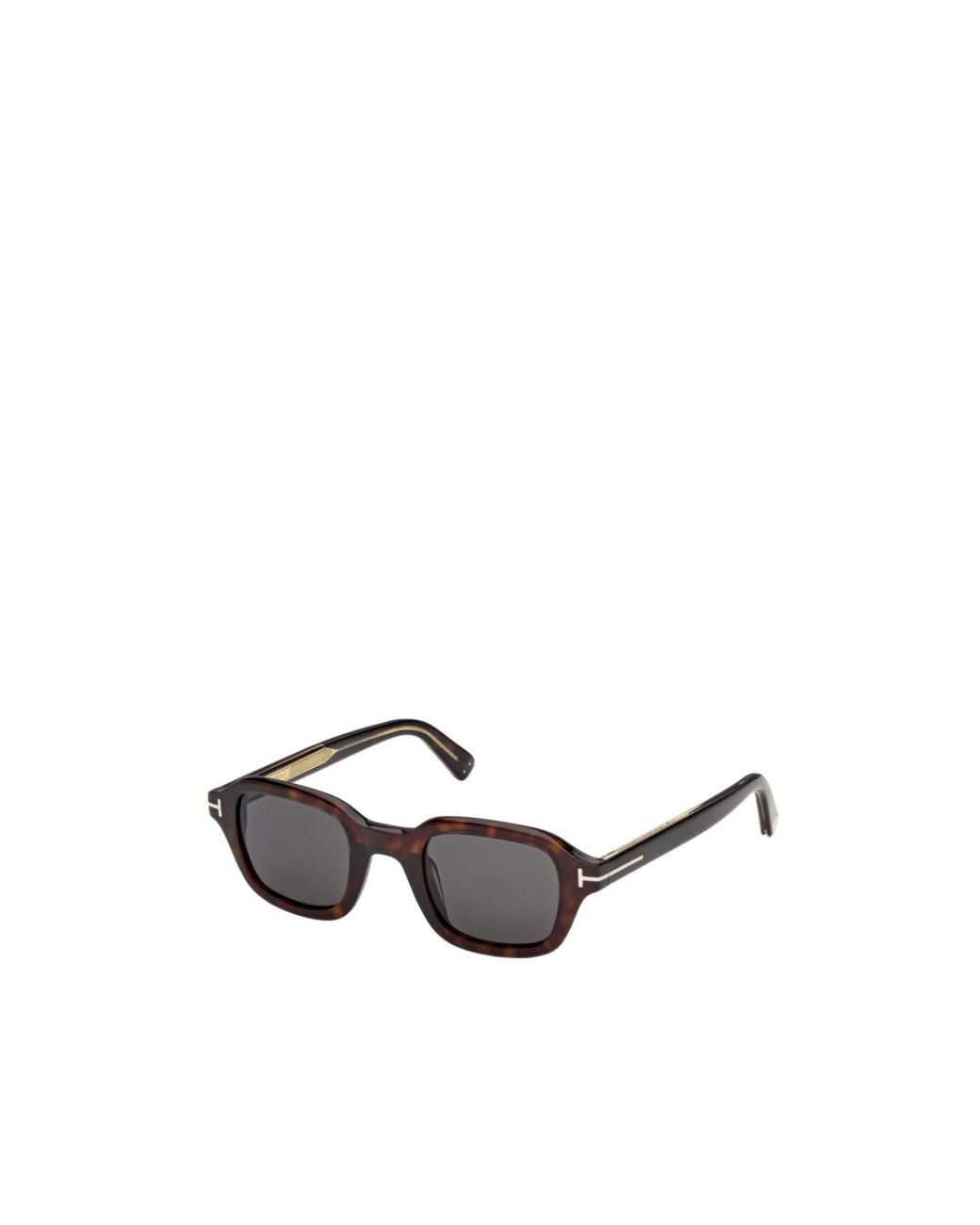 Tom Ford White Small Rectangular Sunglasses for men