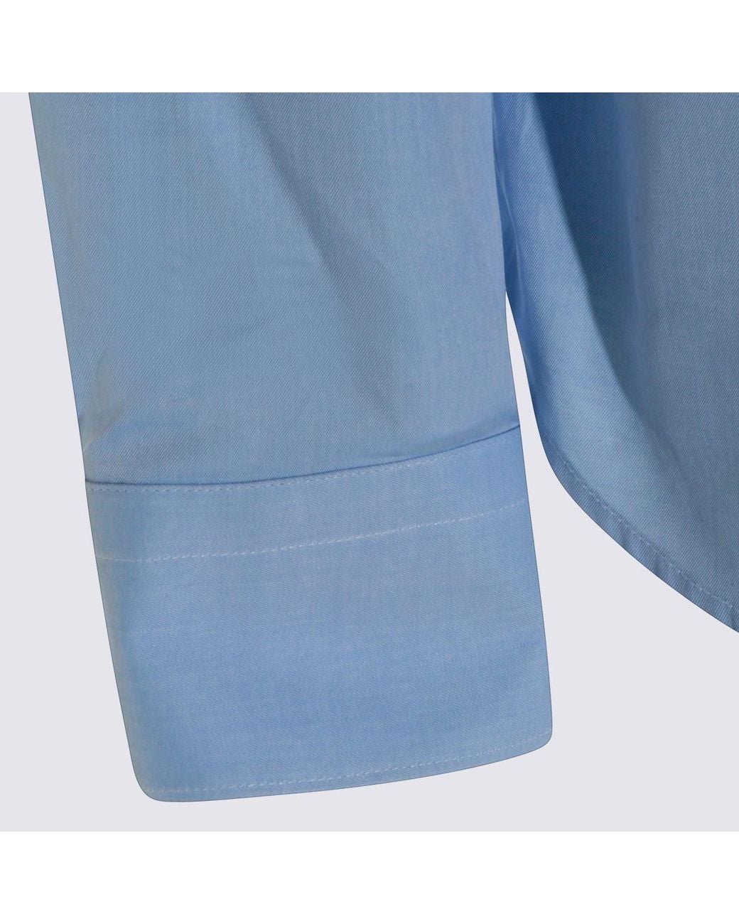 Canali Blue Slim Fit Shirt for men