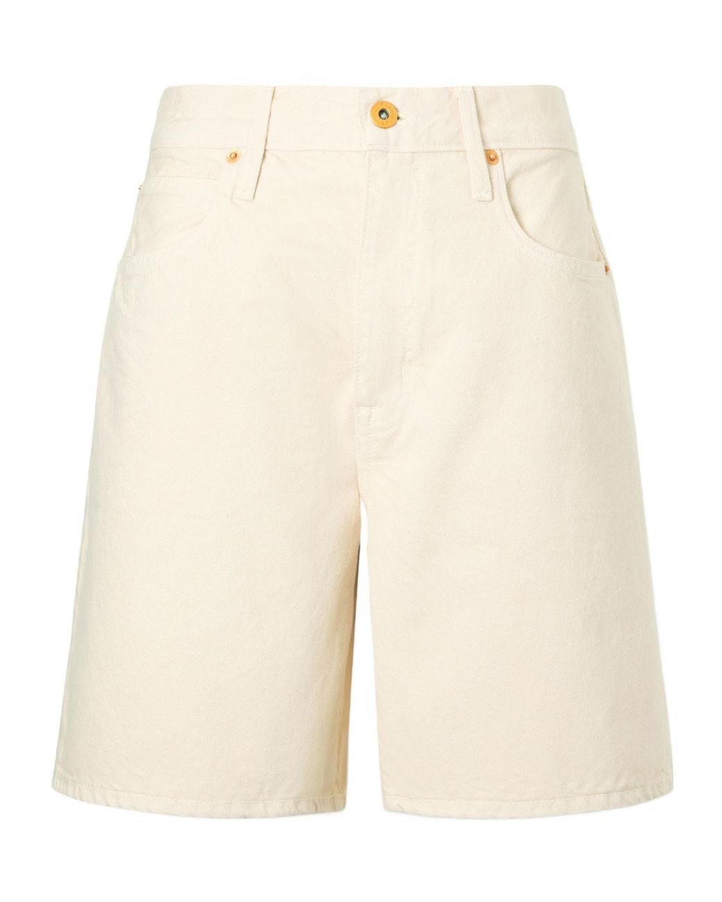 SLVRLAKE Denim Natural Square Cotton Short