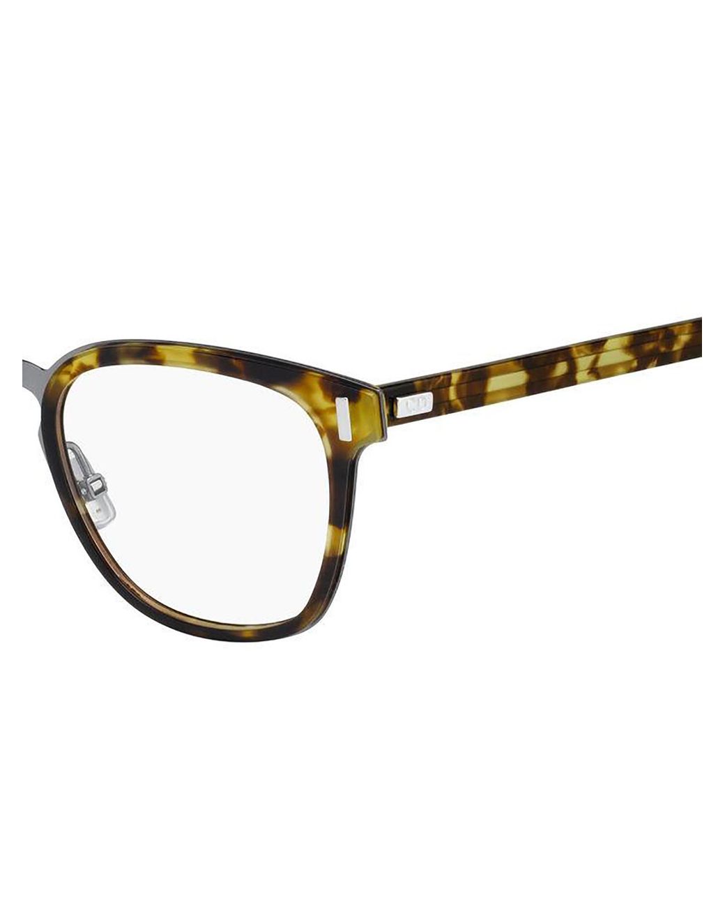 Dior Metallic Eyewear Blacktie2.0O Rectangular Frame Glasses