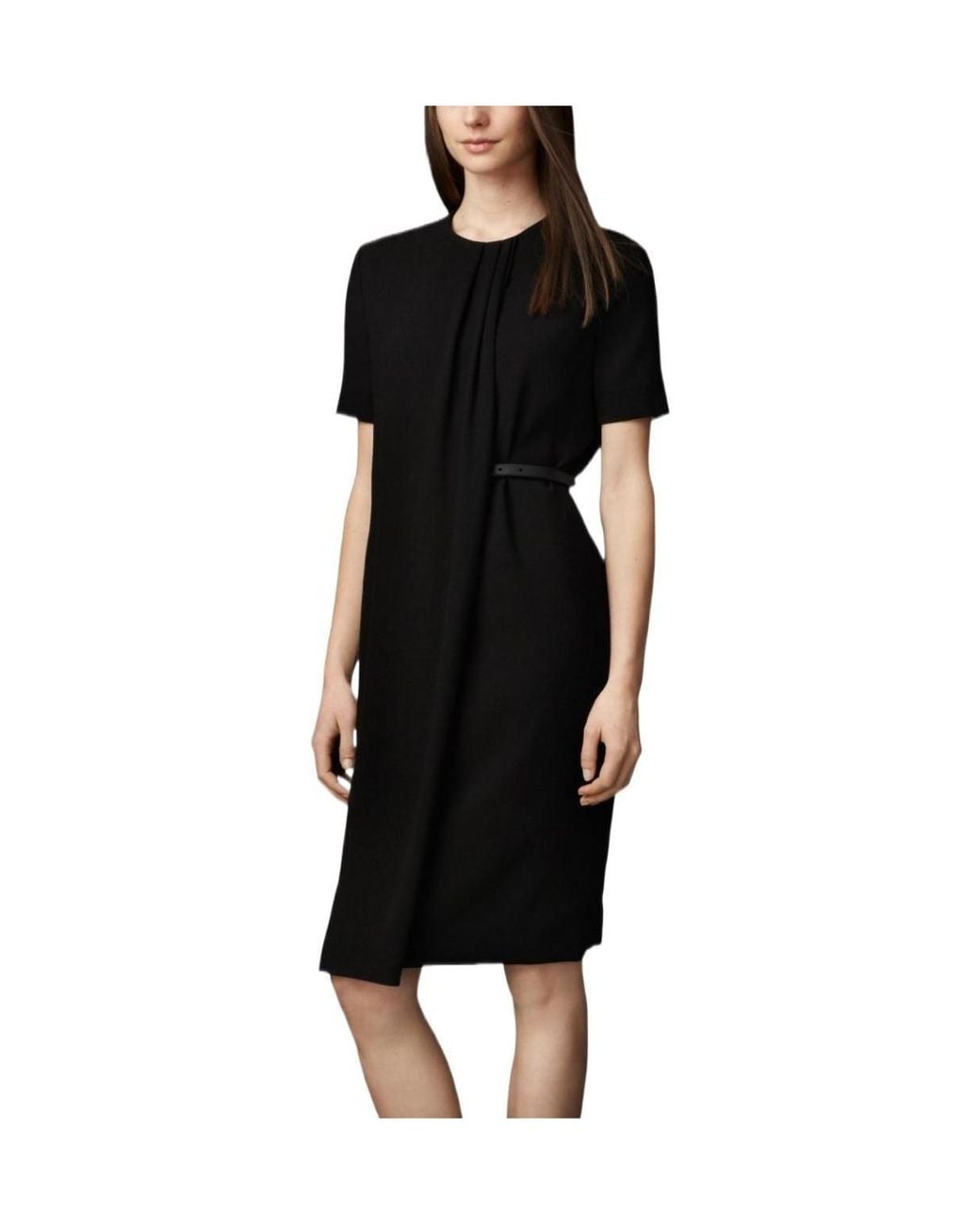 Burberry Black Round-Neck Dress
