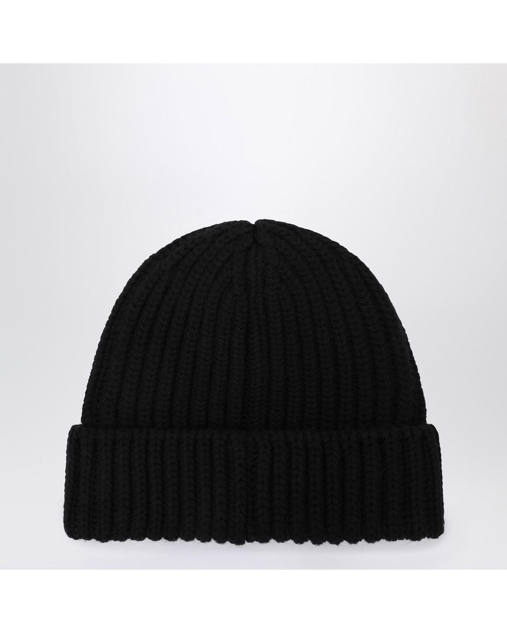 Prada Black Wool And Re-Nylon Beanie for men