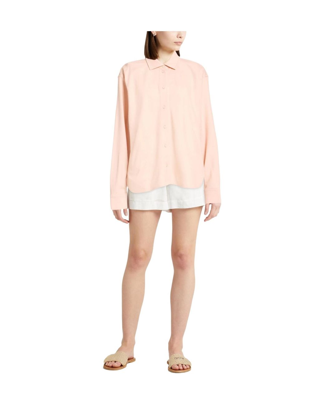 Max Mara Pink Solid Colour Shirts
